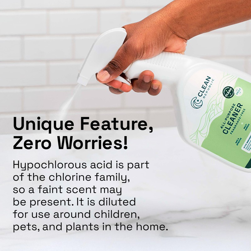 Clean Republic All-Purpose Cleaner, Daily Use Cleaning Spray for Kitchens,