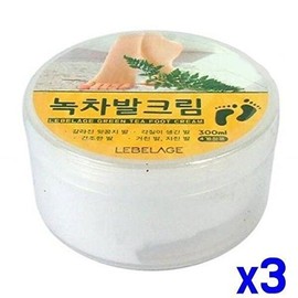 sellerhub [Seller Herb 1]Nutritious Moisturizing Foot Therapy Foot Care (51244175) Green Tea Foot Cream 300ml x 3 / [셀러허브 1]영양보습 풋테라피 발관리 (51244175) 녹차발크림 300ml x3개