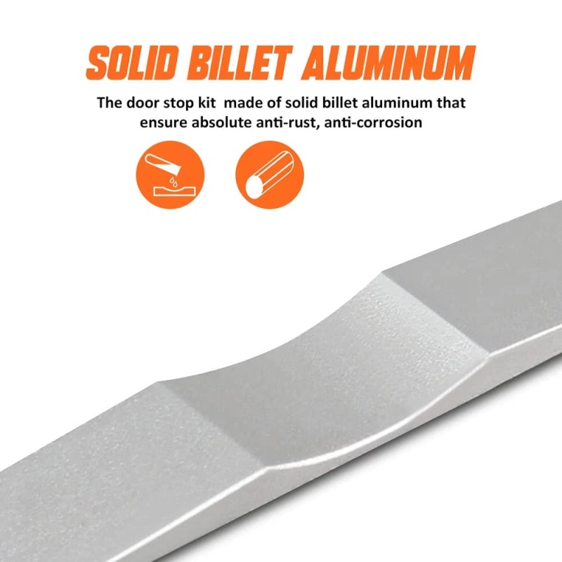 purs_81 DIY Car Sliding Door Stop Kit Stopper For Mercedes