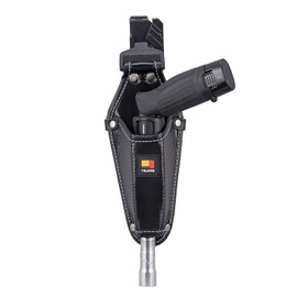 Tajima Safe System Detachable Tool Holder for Pendra, Single Holder, Moisture-Resistant High-Density Nylon SFKSN-P1PD, Easy to Attach, Can be Installed Later on the Belt, Easy to Rearrange Waist Tools
