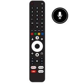 Voice Replace Remote Control Applicable for Tutu Ultra HD 4K LED Google TV 2023 Models TSG43 TSG32 TSG24