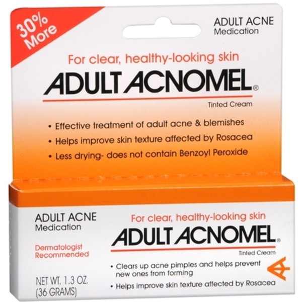 Adult Acnomel Tinted Cream 1.30 oz (Pack of 3)