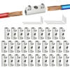 PATIKIL Steel Wire Rope Cable Clamp, 6 Pack M3 Wire