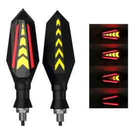 2pcs Luces Led Direccionales Para Moto Secuencial Indicador                                                                                           