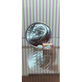 Unbranded 1/144th Scale Dollhouse Miniature Minute Maid Orange Soda Large Box