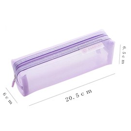 Cat Sennin Pencil Case, Mesh Pen Case, Stationery, Pen Holder, Pencil Holder, Pen Pouch, Brand, Pencil Case, purple