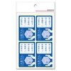 Sasagawa Luggage Tag Stickers, Please Note 200 Pieces, 25-312