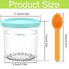 4 Pack Ice Cream Tubs for Ninja Creami, Stackable Ice