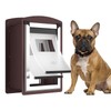 Dog Door for Wall, Dog Door with Double Magnetic Flaps,