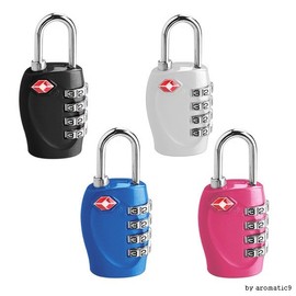 Gym School Locker Ironclad Security TSA 4-Dial Combination Lock Lock Silver 3ea