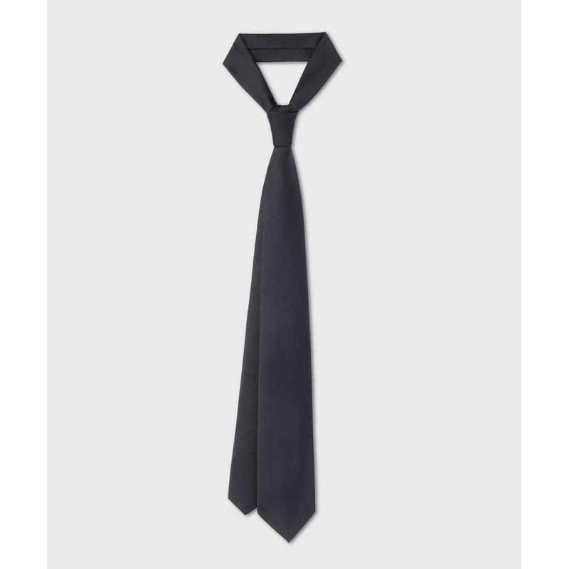 Musinsa Standard Silk Solid Tie [Dark Gray]