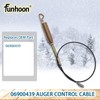Funhoon 06900439 Auger Control Cable Replacement for Ariens Deluxe 24