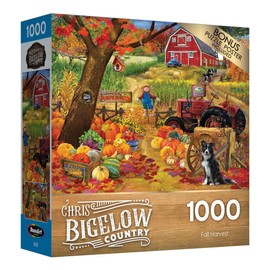 Rose Art - Chris Bigelow - Cosecha de otoño - Rompecabezas de 1000 Piezas para Adultos                                                                