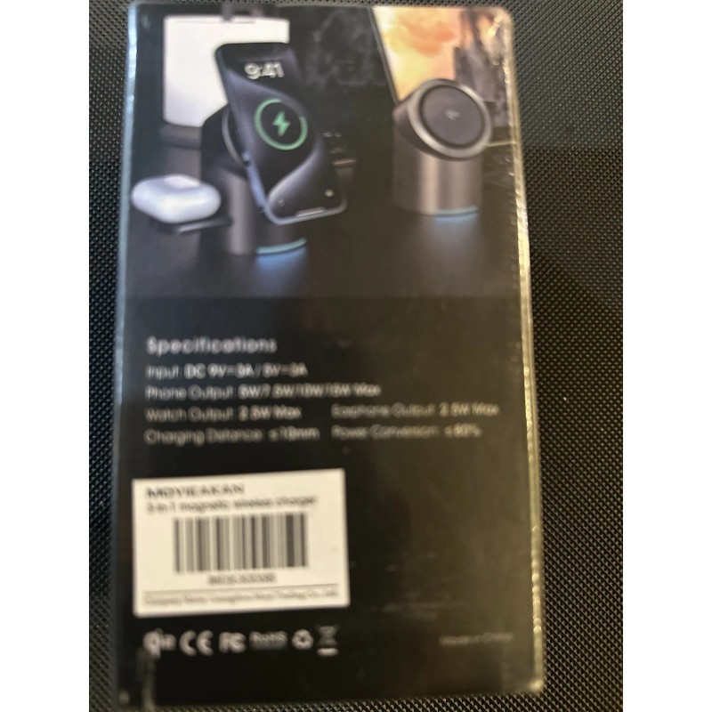 MOKYIEAKAN Rotation 3 in 1 Wireless Charging Stand , Charging