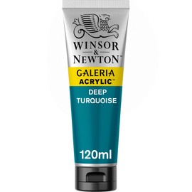 Winsor & Newton 120ml Galeria Acrylic Paint - Deep Turquoise