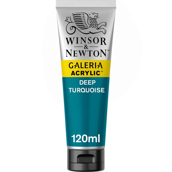 Winsor & Newton 120ml Galeria Acrylic Paint - Deep Turquoise