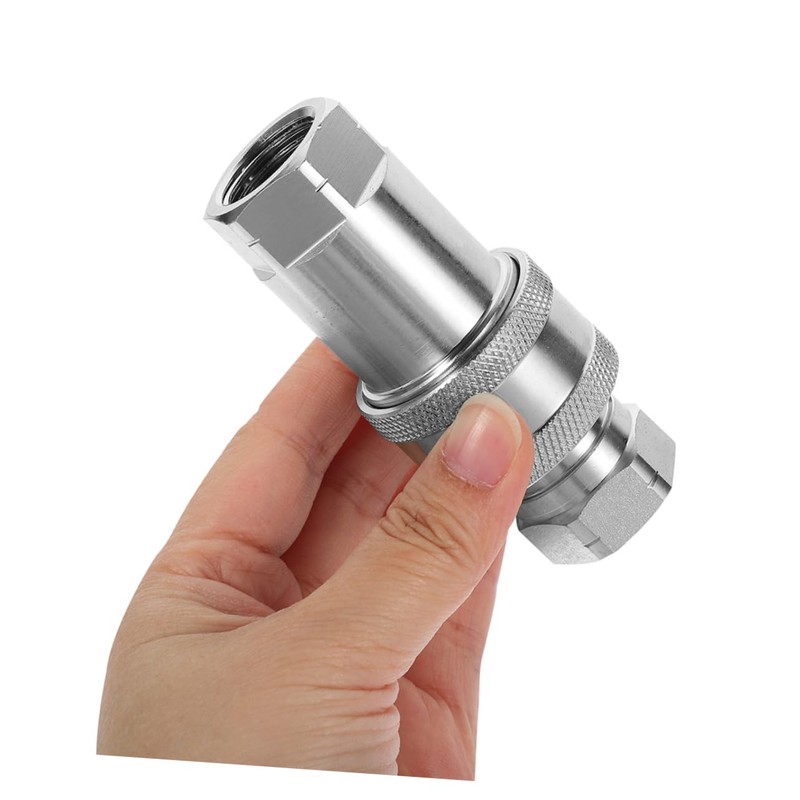 Alipis Hydraulic Connector Hydraulic Quick Couplers Quick Coupling Fittings Hydraulic