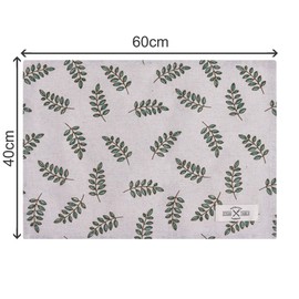 wellhouse Cotton Linen Placemat, Improves Atmosphere, Lunch Napkin Cloth, Washable (L, Single Layer, 4 Pieces, Beige)