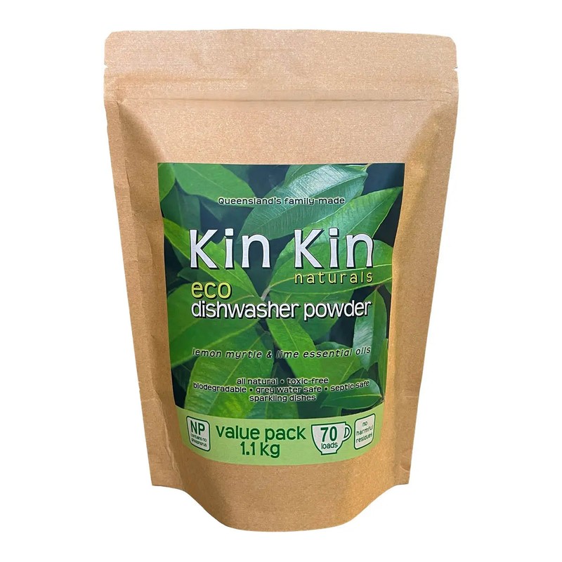 Kin Kin Naturals Eco Dishwasher Powder - Lime & Lemon