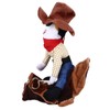 Cowboy Pet Costume Breathable Comfortable Polyester Dog Cloth Decorative Funny