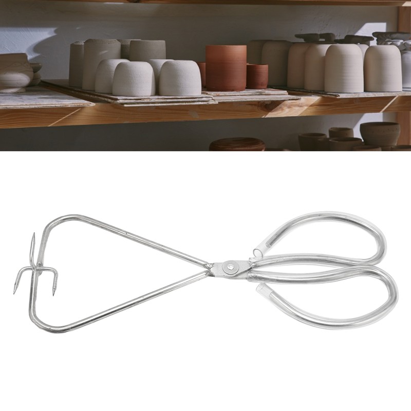 Dipping Tong Pottery Tool Stainless Steel High Strength Simple Shape