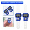 Pack of 2 Digital Finger Counter, Electronic Finger Counter, Row