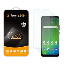 Supershieldz (3 Pack) Designed for Cricket Magic 5G and AT&T Propel 5G Tempered Glass Screen Protector, Anti Scratch, Bubble Free