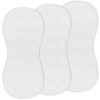 Hahafelt 3 Pcs Changing Pad Liners Fits in Peanut Shape