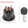 Ignition Switch with Key 7 terminals Fit for Craftsman Husqvarna