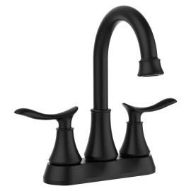 USA Local Stock 4 Inch Alloy Hot Cold Double Deck Mounted American Style Electroplated Home Bathroom Washbasin Faucet CeramicColor: Brushed nickel np-single tap, Surface Finishing: General