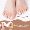 LALASTYLE 3 Pairs Toe Separators Soft Gel Toe Spacers for
