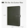 Mymazn A4 Clipboard Folder Conference Folder, Faux Leather Clipboard with