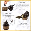 Nabeel, Nasaem, Black Nabeel Oudh Bakhoor Incense Bricks 3 boxes