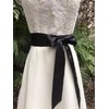 Cinturón de satén para novia de boda, vestido de dama