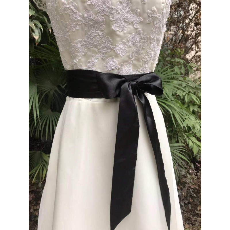 Cinturón de satén para novia de boda, vestido de dama