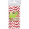 Party Paper Solutions 50 x Bendy Red and White Stripe