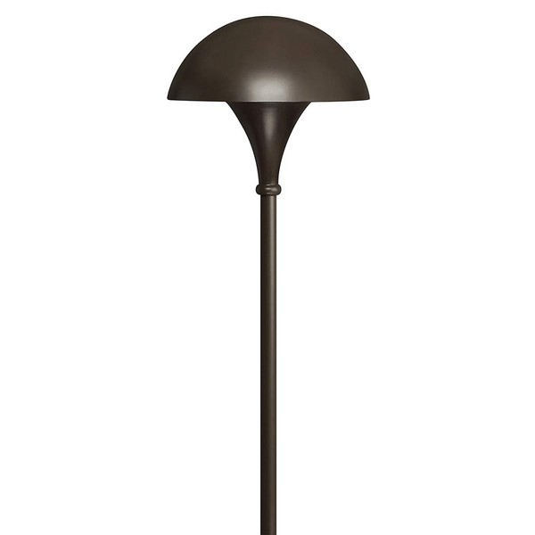 Hinkley Landscape Lighting Mushroom Path Light - Add Security to Outdoor Walkways and Paths with Ultra-Durable Path Lights, 120-Volt, Robust Dark Bronze Finish, 56000BZ