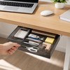 Under Desk Storage Drawer Organizer Set for Office & Home