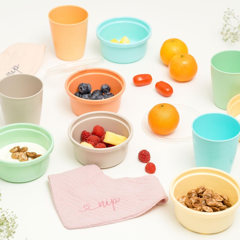 nip Baby and Children's Plate Set with Motif, Dishwasher-Safe Children's