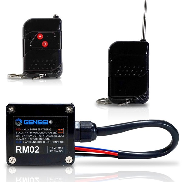 GENSSI High Power 15A Wireless Remote Controller Transmitter On Off
