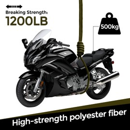 VITALUXE 1200lb Paracord Rope, 4.4mm 15 Triple Strands Paracord, Heavy Duty Tactical Parachute Cord for Survival Gear, Camping, Hiking, and Ideal for Bracelets, Lanyards, Type III, 80FT, Army Green