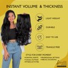 Stasia Street 24-Inch Out Curl Clip-In Korean Synthetic Breatheable Hair