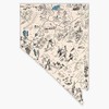 Nevada Vintage Picture Map Bumper Sticker Window Vinyl Decal 5"