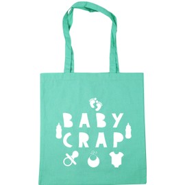 Hippowarehouse Baby crap Tote Shopping Gym Beach Bag 42cm x38cm, 10 litres