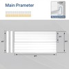 Neoaider Slatwall Panel 4 FT x 2 FT, Interlocking Slat