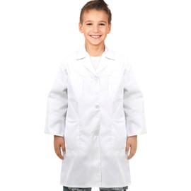 MIVAIUN Laboratory Coat, Doctor's Coat for Children, Children, White Doctor's Coat, Laboratory Coat, White Seal, Children's Scientist Doctor Costume, Doctor Scientist Dress Up Accessories for Boys