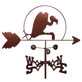 SWEN Products Buzzard Vulture Weathervane (Garden Stake Included)