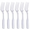FULLYWARE 3-Tine Fork, Stainless Steel 7.6” Dinner Silverware Fork, Metal