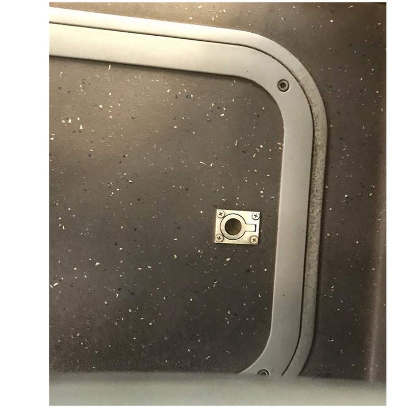 RongLeDAI 2 Pack Flush Ring Pull Handle Hatch Locker 49