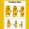 6-Piece Foam Pipe Cutting Kit with 15-53mm Insulation Cutting Guides